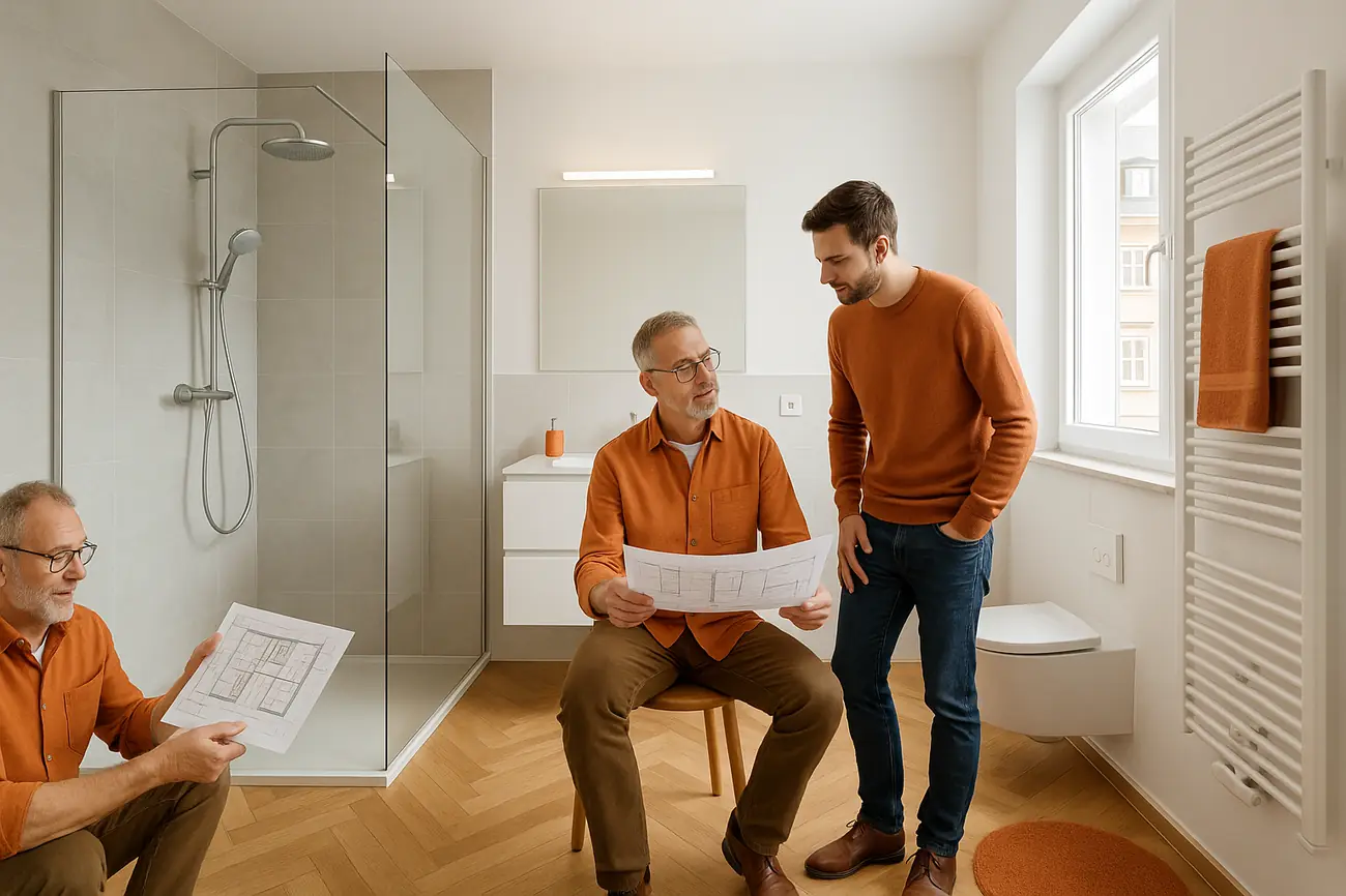 Komfort-Badsanierung auf 6–8 m² in München: realistische Kosten
