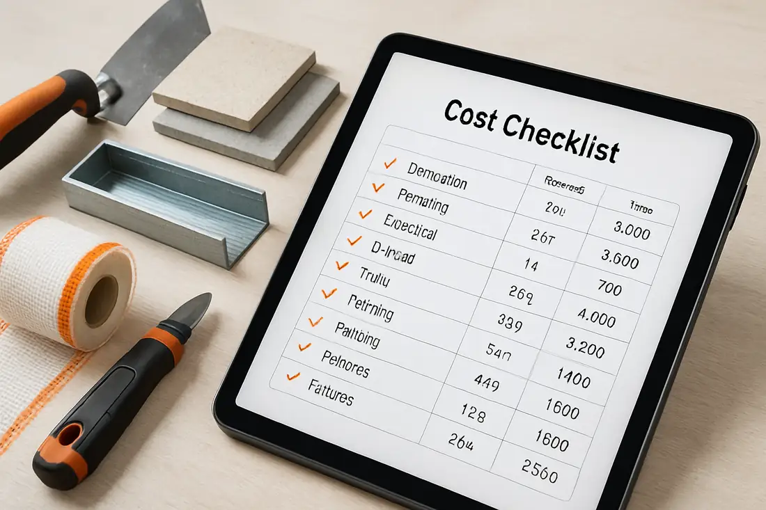 Badsanierung 6–8 m² im Komfort-Standard: realistische Kosten in München