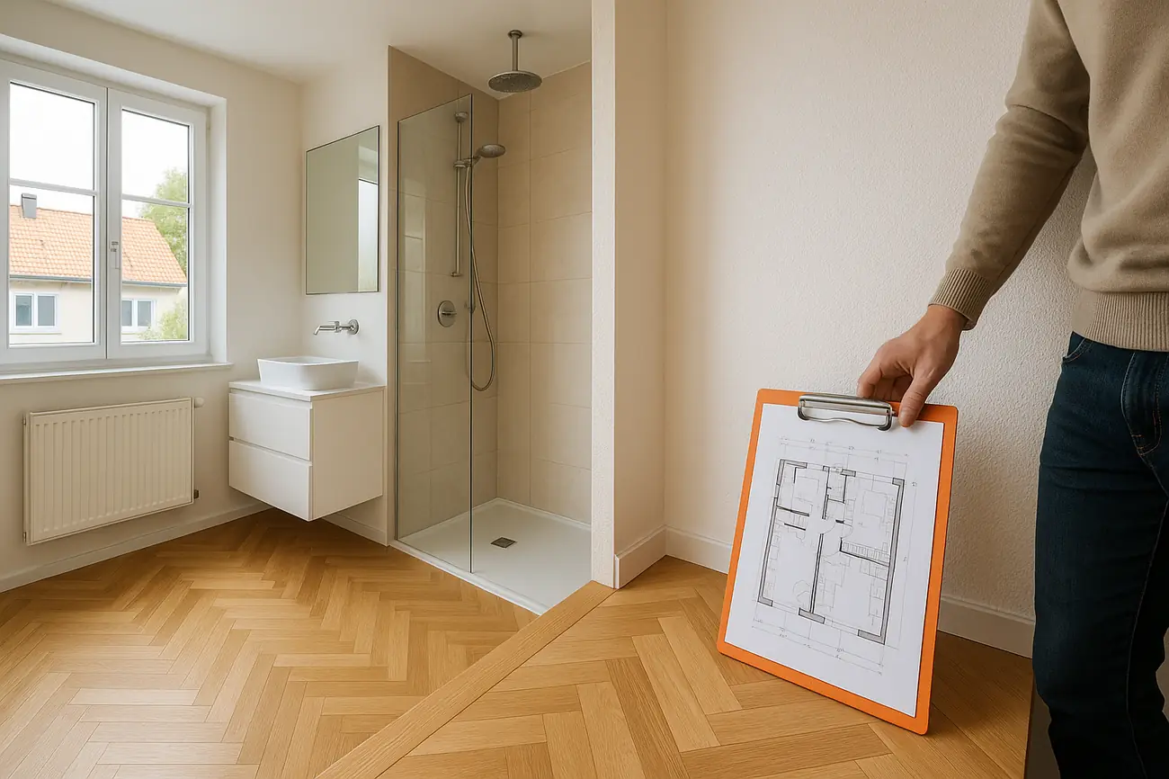Badsanierung München: Reihenhaus richtig planen
