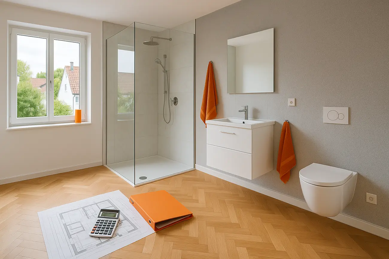 Badsanierung im Reihenhaus bei Grünwald: Wann lohnt sich der Komplettumbau?