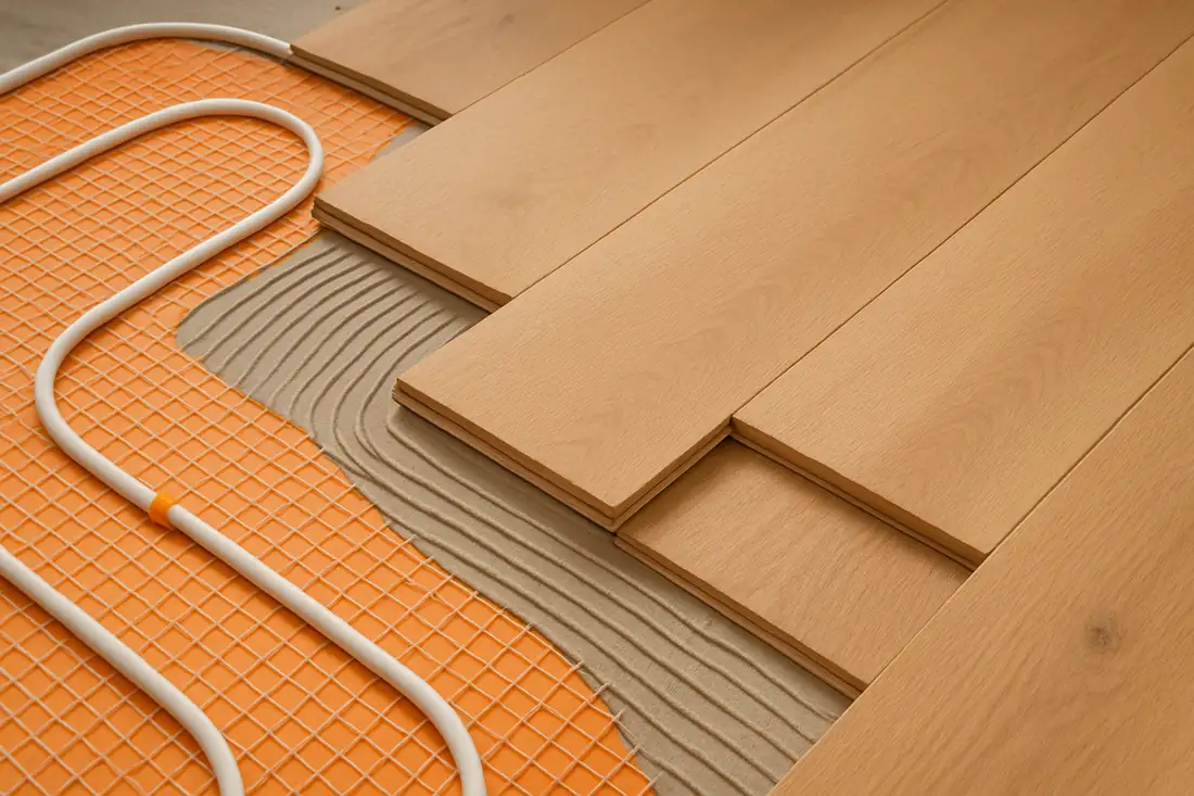 Welcher Bodenbelag passt zur Fußbodenheizung? Fliesen, Vinyl oder Parkett im Vergleich