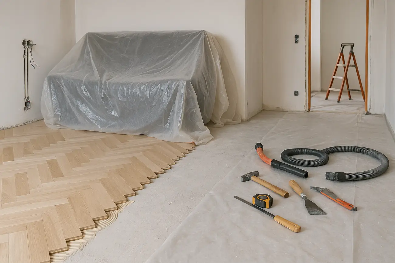 Böden und Möbel bei Teilrenovierung in München richtig schützen