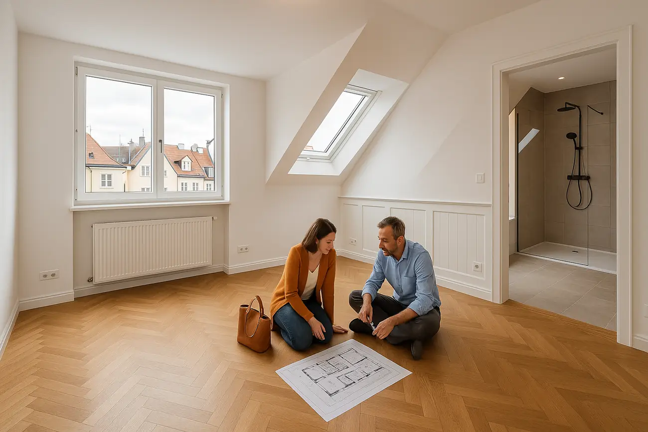 Innenausbau in München: Dachgeschoss richtig ausbauen