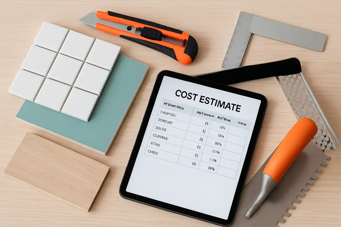 Innenausbau im Reihenhaus bei Pullach: Trockenbau und Bodenplanung