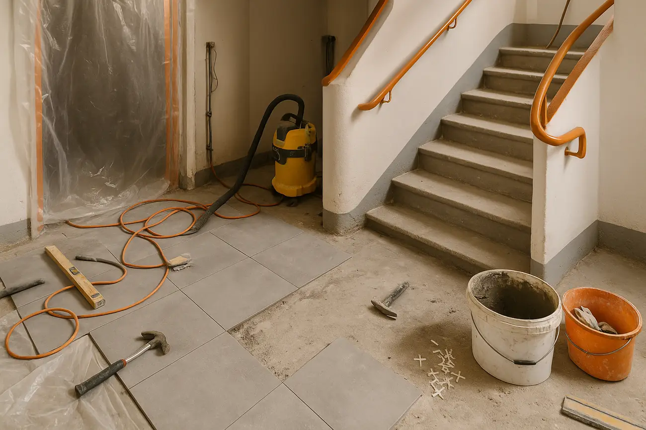 Was kostet die Treppenhausrenovierung in einer kleinen WEG in München?