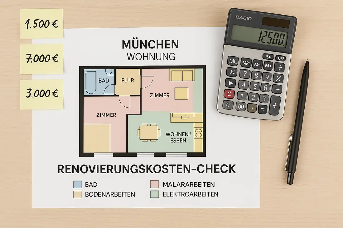Renovierungskosten-Check in München: So schätzen Sie die Kosten für Ihre Wohnung realistisch ein