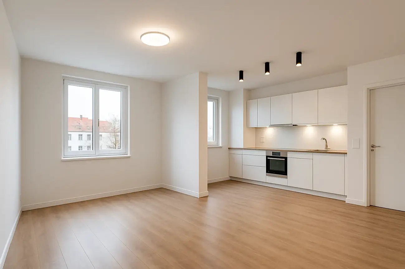 Komplett­renovierung einer Wohnung in München – moderne Innenräume