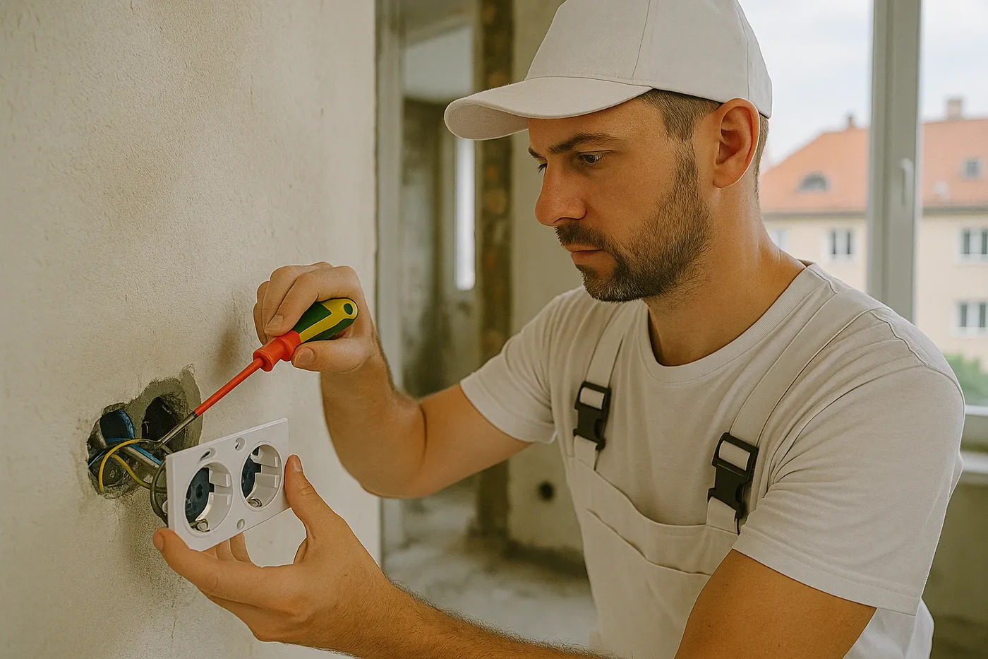 Innenräume nach kompletter Renovierung mit neuer Elektroinstallation